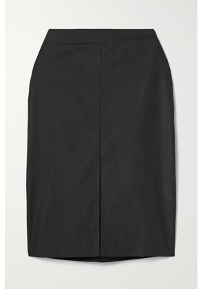 The Row - Benson Cotton-blend Twill Skirt - Black - US0,US2,US4,US6,US8,US10,US12,US14