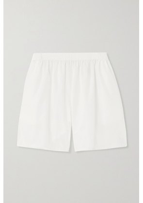 The Row - Gunther Cotton-poplin Shorts - White - x small,small,medium,large,x large