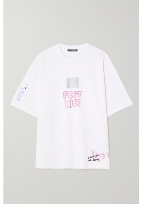 Acne Studios - + Net Sustain Printed Organic Cotton-jersey T-shirt - Off-white - xx small,x small,small,medium,large,x large,xx large