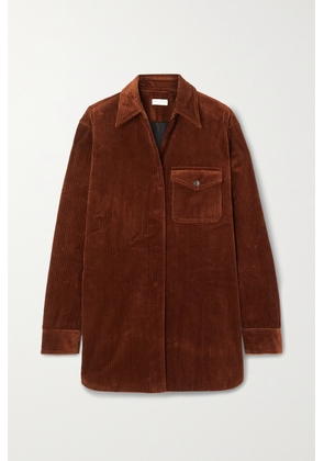 Dries Van Noten - Padded Cotton-corduroy Shirt - Brown - x small,small,medium,large
