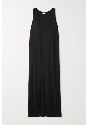 Dries Van Noten - Stretch-satin Jersey Maxi Dress - Black - x small,small,medium,large
