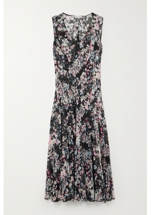 Dries Van Noten - Floral-print Georgette Maxi Dress - Black - FR34,FR36,FR38,FR40,FR42,FR44