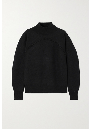 Dries Van Noten - Telex Brushed Wool Turtleneck Sweater - Black - x small,small,medium,large