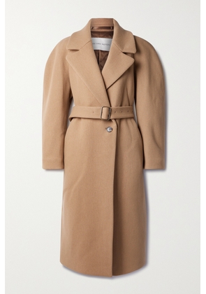 Dries Van Noten - Belted Wool-twill Coat - Neutrals - x small,small,medium,large