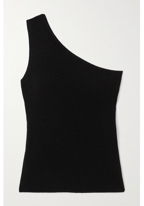 Max Mara - Vetro One-shoulder Ribbed Wool And Cashmere-blend Top - Black - x small,small,medium,large,x large,xx large