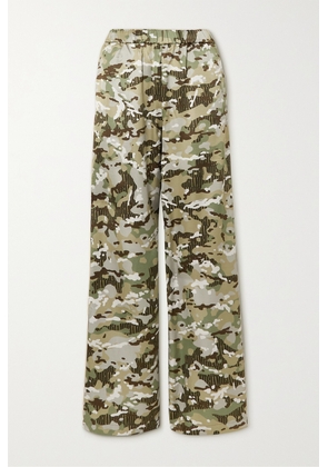AMIRI - Camouflage-print Satin Pants - Green - x small,small,medium,large,x large