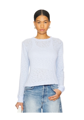 LA Made Salt Creek Pullover in Baby Blue. Size L, S, XL, XS.