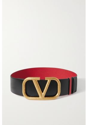Valentino Garavani - Vlogo Reversible Leather Waist Belt - Black - 65,70,75,80,85,90,95