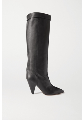 Isabel Marant - Loens Leather Knee Boots - Black - FR36,FR37,FR38,FR39,FR40,FR41