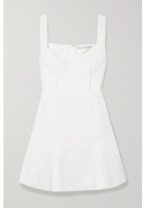 Emilia Wickstead - Easter Wool-crepe Mini Dress - White - UK 6,UK 8,UK 10,UK 12,UK 14