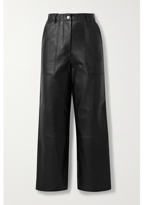 DEADWOOD - + Net Sustain Presley Leather Wide-leg Pants - Black - DK32,DK34,DK36,DK38,DK40,DK42