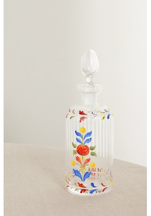 Cabana - Painted Glass Bottle - White - One size