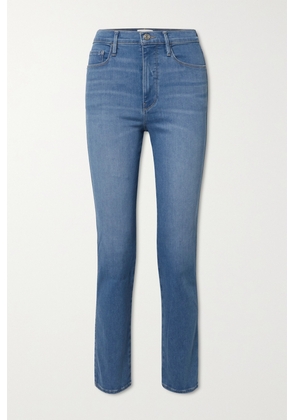 FRAME - Le Sylvie High-rise Slim-leg Jeans - Blue - 23,24,25,26,27,28,29,30,31,32