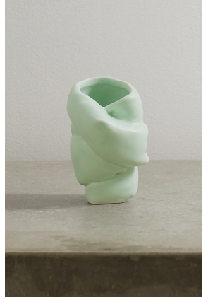 Completedworks - B56 Small Ceramic Vase - Green - One size