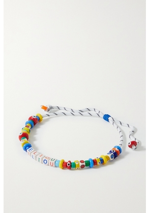 ÉLIOU - Enfant Cord Beaded Necklace - Blue - One size