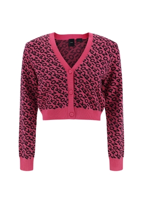 Pinko All-Over Logo Cardigan By