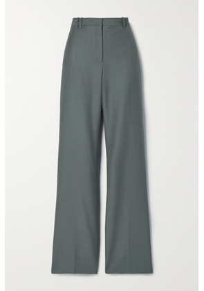 The Row - Pietro Wool And Mohair-blend Straight-leg Pants - Green - US0,US2,US4,US6,US8,US10,US14