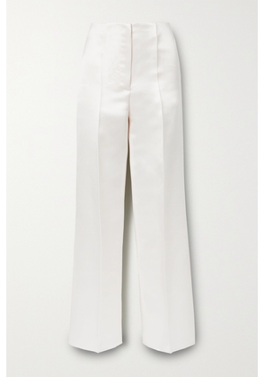 The Row - Lazco Washed Silk-satin Wide-leg Pants - Ivory - US0,US2,US4,US6