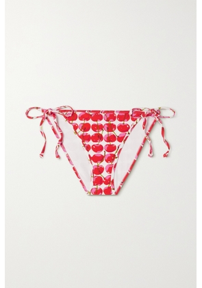 La DoubleJ - Printed Bikini Briefs - Red - xx small,x small,small,medium,large,x large,xx large