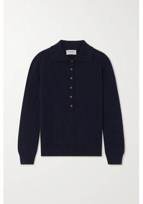 Purdey - Cashmere Polo Sweater - Blue - UK 6,UK 8,UK 10,UK 12,UK 14,UK 16,UK 18