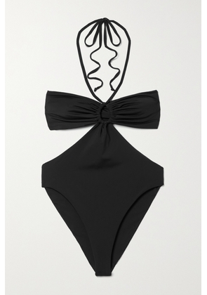Mara Hoffman - Blanca Cutout Recycled Swimsuit - Black - x small,small,medium,large,x large
