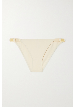 Eres - Plexi Galet Embellished Bikini Briefs - White - FR36,FR38,FR40,FR42,FR44