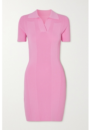 Jacquemus - Ribbed-knit Mini Dress - Pink - FR32,FR34,FR36,FR38,FR40,FR42,FR44,FR46