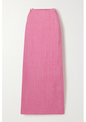 Jacquemus - Novio Linen Maxi Skirt - Pink - FR32,FR34,FR36,FR38,FR40,FR42,FR44,FR46