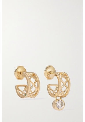 COURBET - Pont Des Arts 18-karat Recycled Gold Laboratory-grown Diamond Earrings - One size