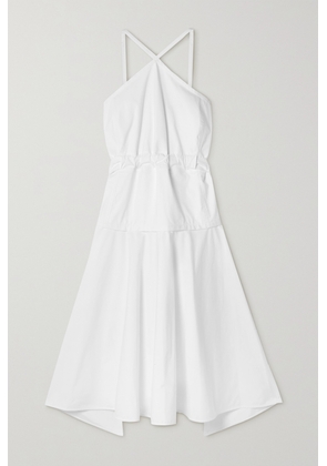 Proenza Schouler - Tiered Cotton-blend Poplin Midi Dress - White - US0,US2,US4,US6,US8,US10,US12