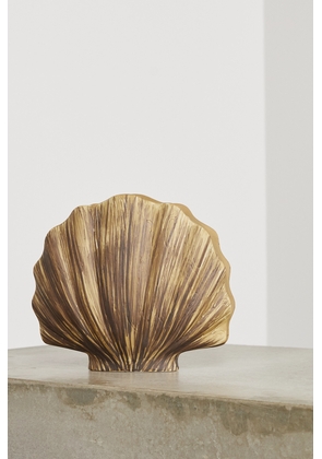 MARLOE MARLOE - + Net Sustain Glazed Ceramic Vase - Brown - One size
