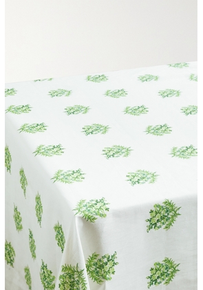 Emilia Wickstead - Printed Linen Tablecloth - Green - One size