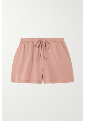 Skin - + Net Sustain Casey Organic Pima Cotton-jersey Shorts - Pink - 0,1,2,3,4,5