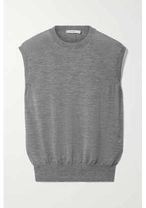 The Row - Balham Cashmere Top - Gray - x small,small,medium,large,x large