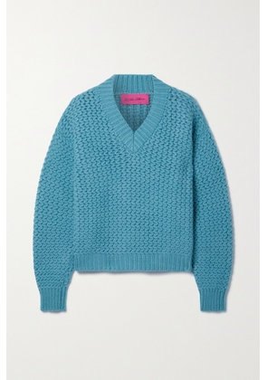 The Elder Statesman - Cashmere Sweater - Blue - x small,small,medium,large