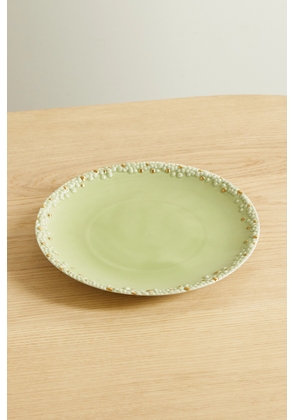 L'Objet - + Haas Brothers Mojave Desert 27cm Gold-plated Porcelain Dinner Plate - Green - One size