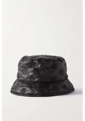 Maison Michel - Axel Embroidered Shell Bucket Hat - Black - S,M,L