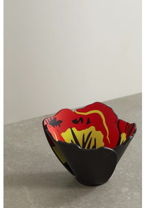 Loewe - + Joe Brainard Marquetry Leather Vase - Red - One size