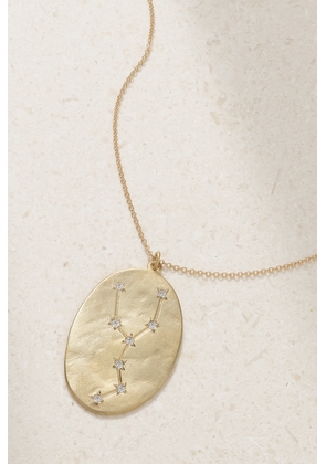 BROOKE GREGSON - Zodiac Taurus 14-karat Gold Diamond Necklace - One size