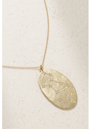 BROOKE GREGSON - Zodiac Virgo 14-karat Gold Diamond Necklace - One size