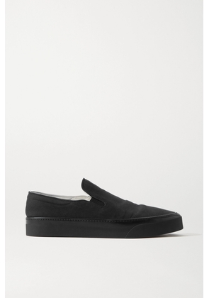The Row - Marie H Canvas Slip-on Sneakers - Black - IT35,IT35.5,IT36,IT36.5,IT37,IT37.5,IT38,IT38.5,IT39,IT39.5,IT40,IT40.5,IT41,IT41.5,IT42