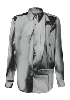 Paul Smith Patterned Shirt Grey/black