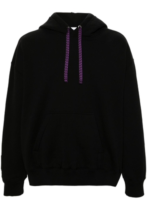 Lanvin x Future logo-embroidered cotton hoodie - Black
