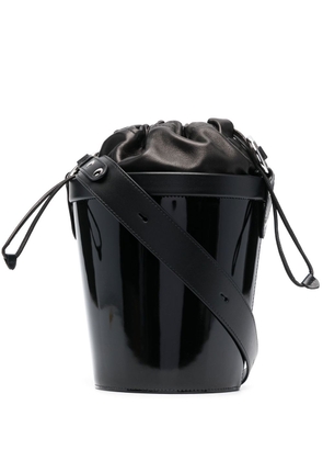 Maison Margiela medium Fire leather bucket bag - Black