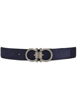 Ferragamo Gancini leather belt - Blue