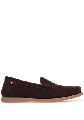 Bally Nelson suede loafers - Brown