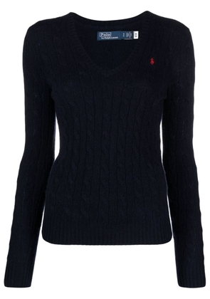 Polo Ralph Lauren Polo Pony cable knit jumper - Blue