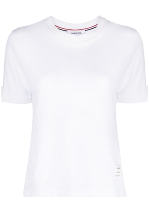 Thom Browne sequin-embellished cotton T-shirt - White