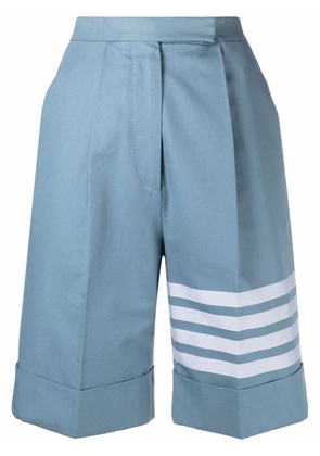 Thom Browne 4-Bar stripe tailored shorts - Blue