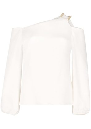 Silvia Tcherassi Barbie one-shoulder blouse - White